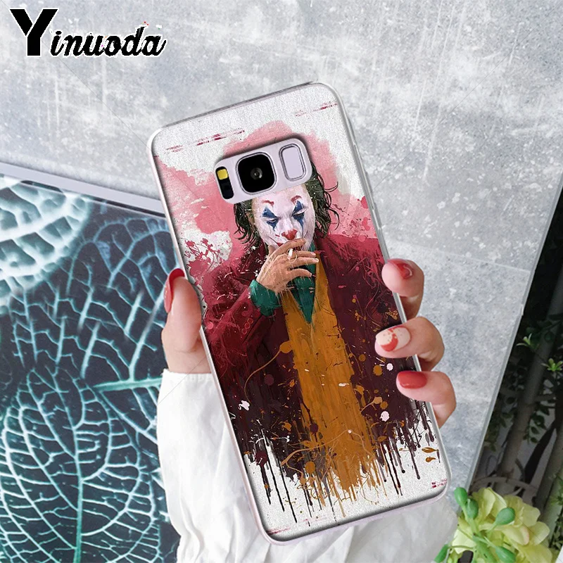 Yinuoda Джокер кино аксессуары для телефона чехол для samsung S9 S9 плюс S10 S6 S6edge S10plus S7 S7edge S8 S8plus