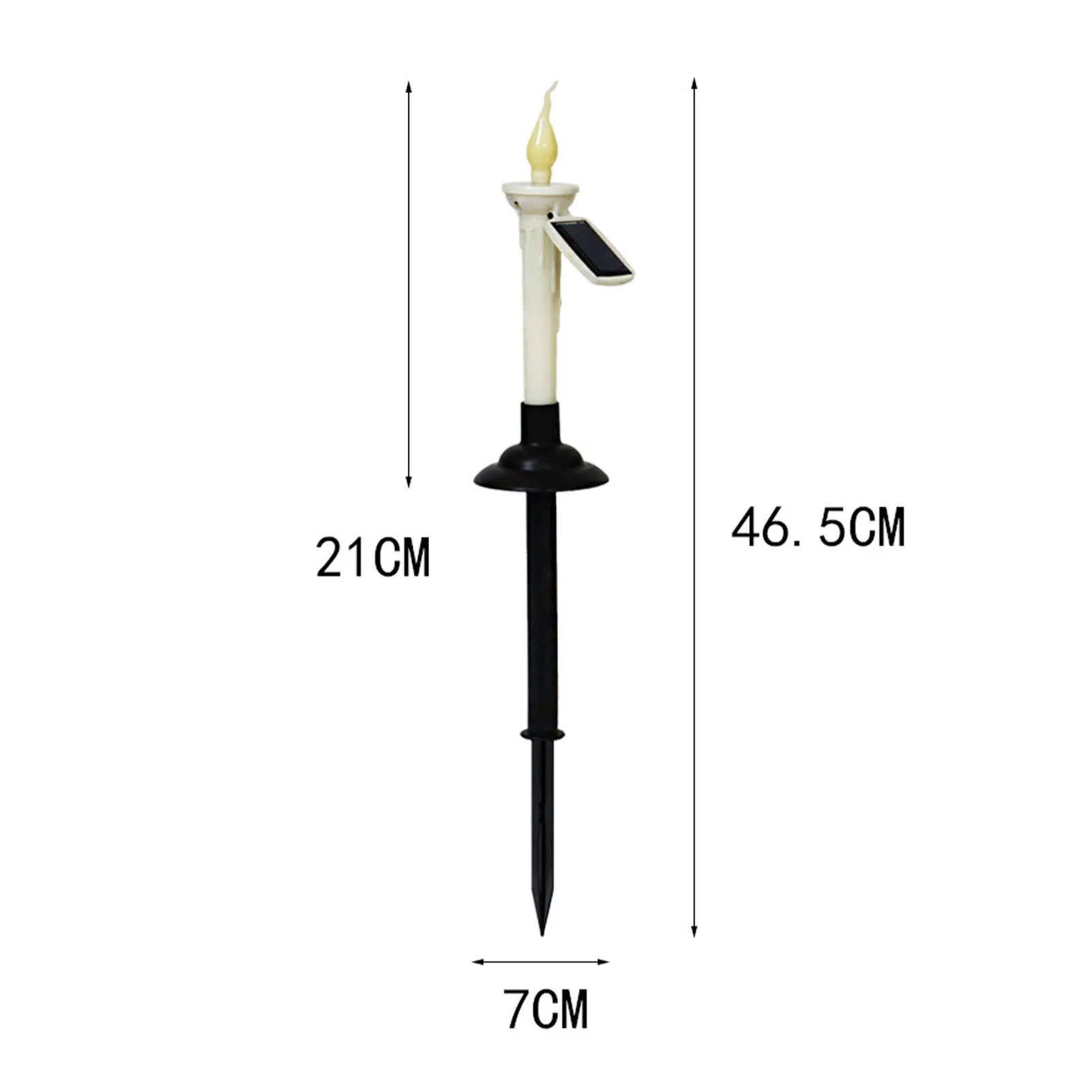 

4PCS Solar Lights Garden Flickering Flame Candle Path Light Dancing Flame Lighting Dusk to Dawn Candle Waterproof Solar Lights