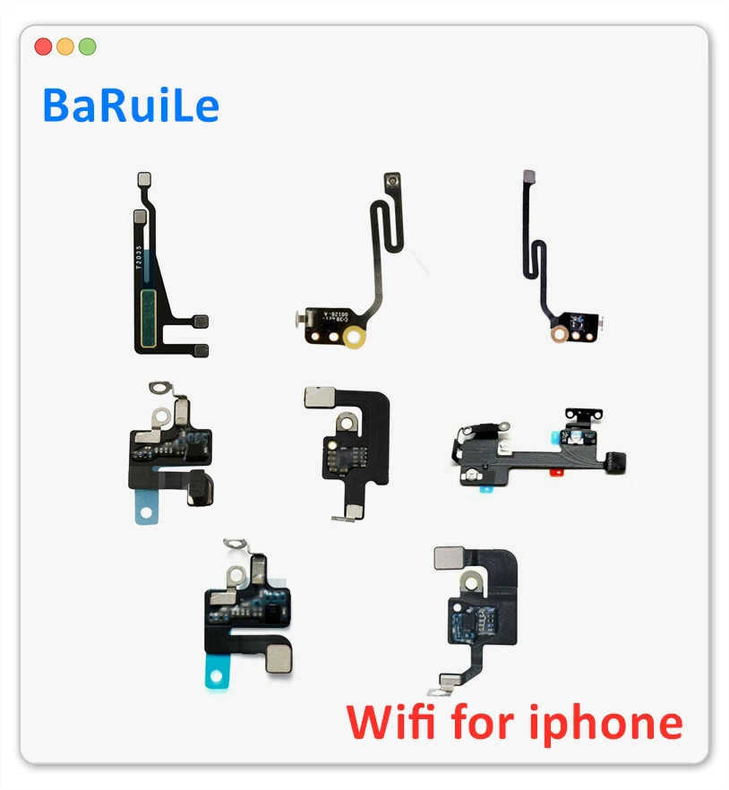 Гибкий кабель Wi Fi BaRuiLe 20 шт. для iPhone 6 6S Plus X XS антенна лента сетевого сигнала