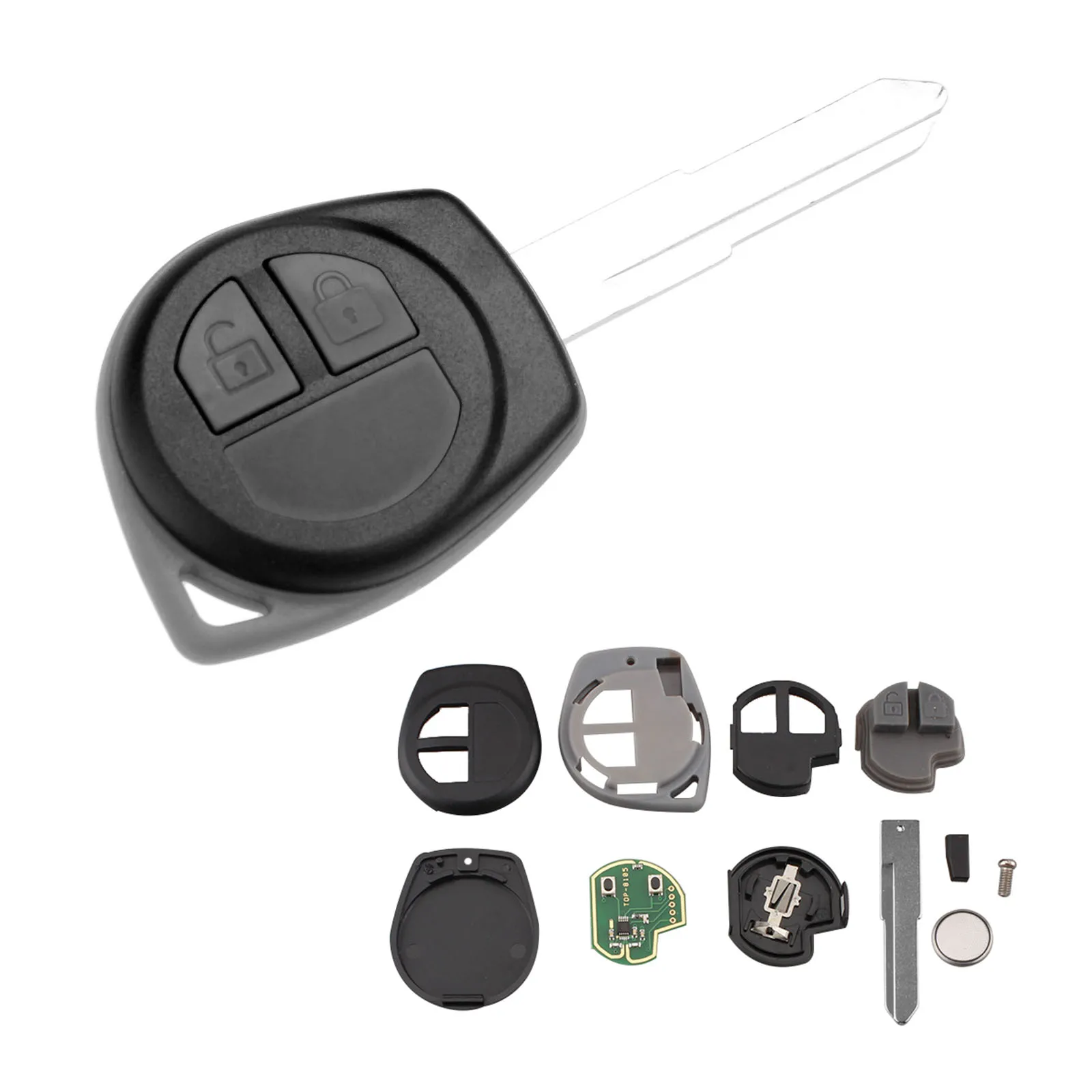 Автомобильный Дистанционный ключ 433 МГц чип ID46 HU87 необработанное лезвие KBRTS004 для