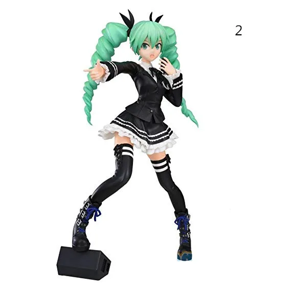 2With box Lensple Taito Project Diva Hatsune Miku 2-й сезон зима Рождество супер премиум зимняя одежда гоночный и командный вариант фигурка - Цвет: 2With box