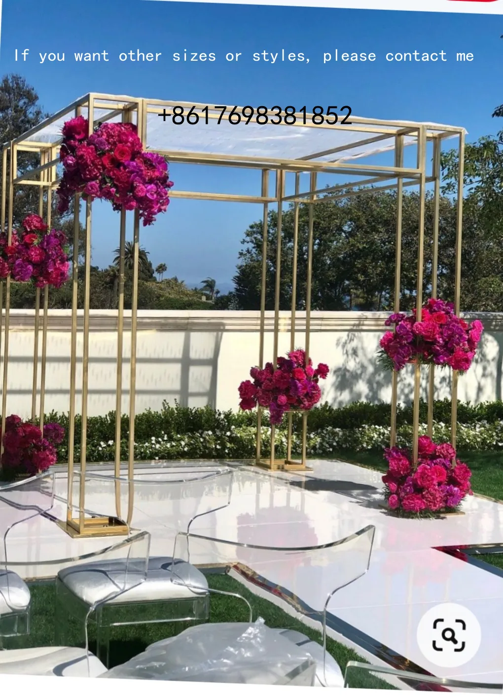 

wedding arch Rectangular stand arch wedding decor wedding arbor