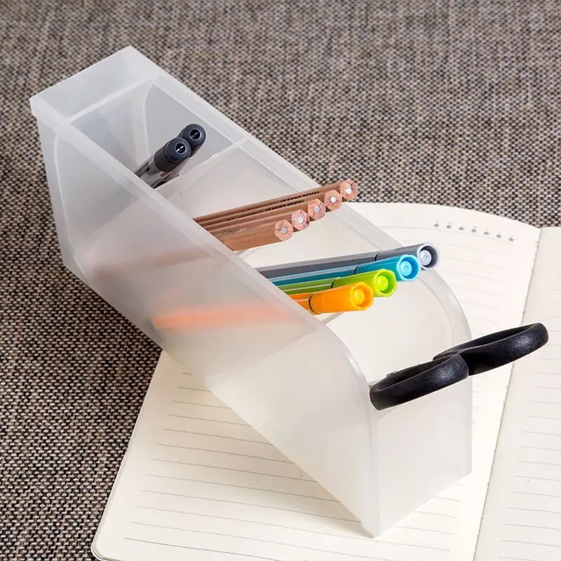 Многофункциональный настольный держатель для ручек органайзер с 4 отделениями