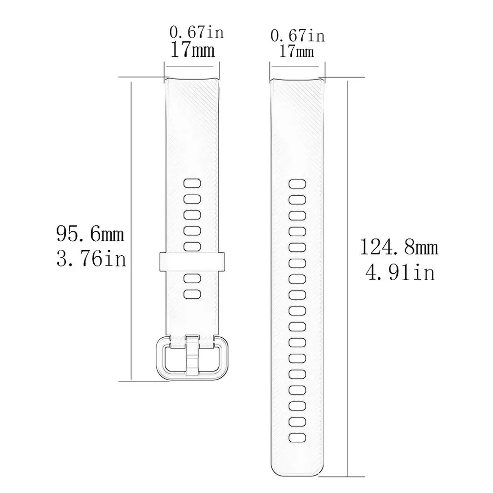 

Silicone Wrist Strap For Huawei Honor Band 5 Standard Version Smart Wristband Sport Replacement Women's Wrist Strap Bracelet