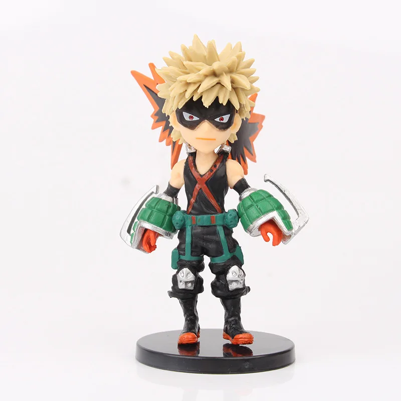 

6Pcs/8CM My Hero Academia Figure PVC Anime Figurine Deku Action Collectible Model Decorations Doll Toys Children Bakugo Ormet