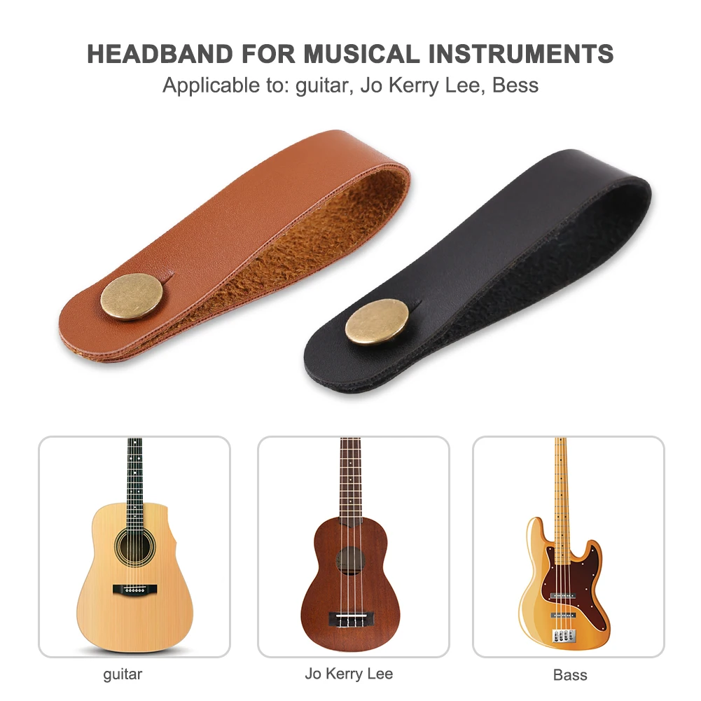 leder strap halter taste gürtel musik liebhaber spielen safe lock elektrische gitarre zubehör für bass ukulele free global shipping