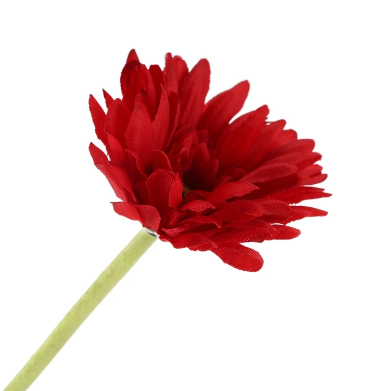 5 шт. искусственных цветов Gerbera Gaensebluemchen красный | Дом и сад