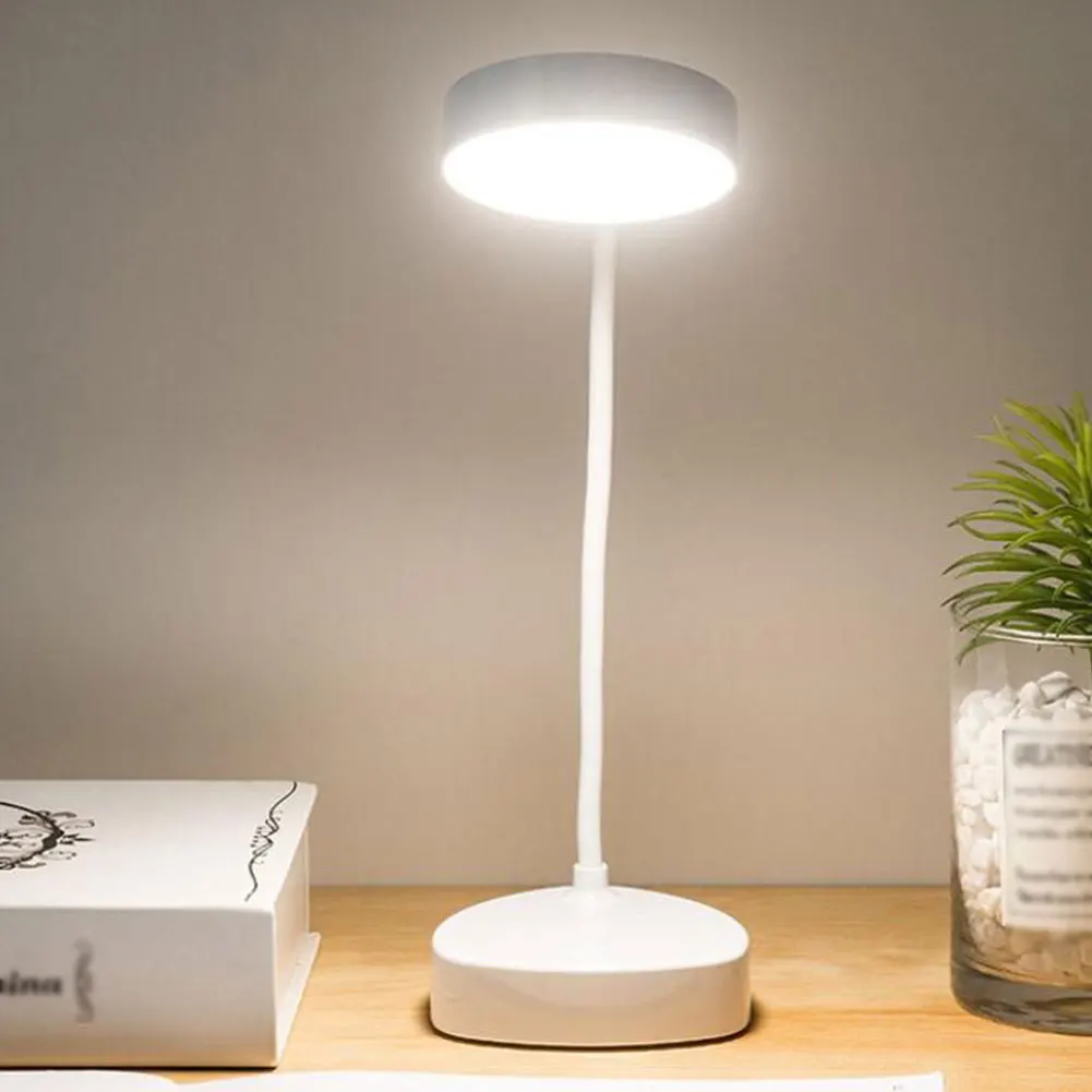 

Foldable LED Desk Lamp Touch Dimming Reading Lamp USB Charging Plug-In White Warm Eye Protection Student Table Night Light