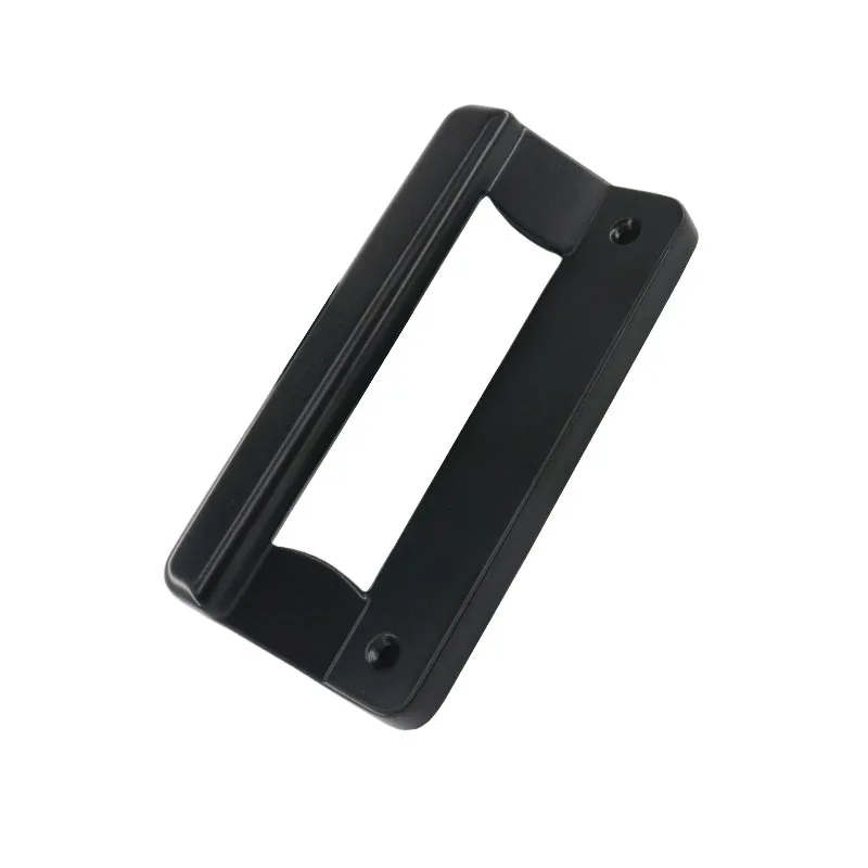 Черный цинковый сплав пластик Сталь раздвижные дверные ручки Стекло окна