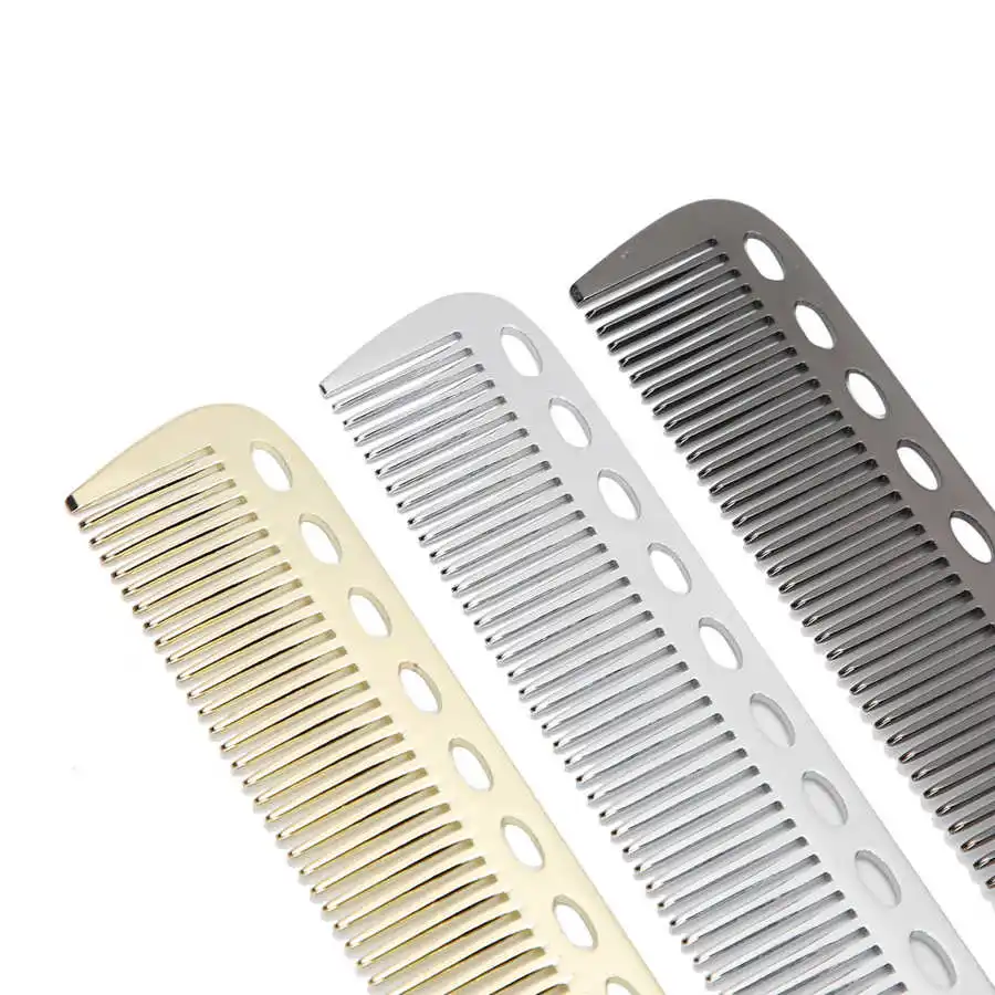 3 шт./компл. алюминиевая Парикмахерская Хвостовая расческа Антистатическая для