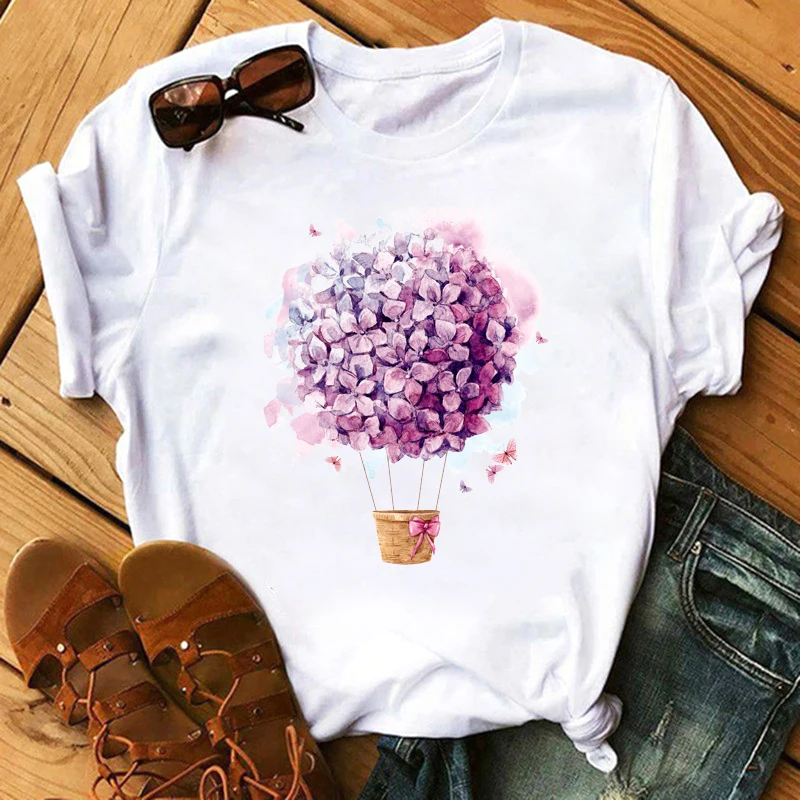 

Bicycle Vogue T Shirt Women Summer Casual Tshirts Tees Harajuku Korean Style Graphic Tops Kawaii Female T-shirts Woman Cothing