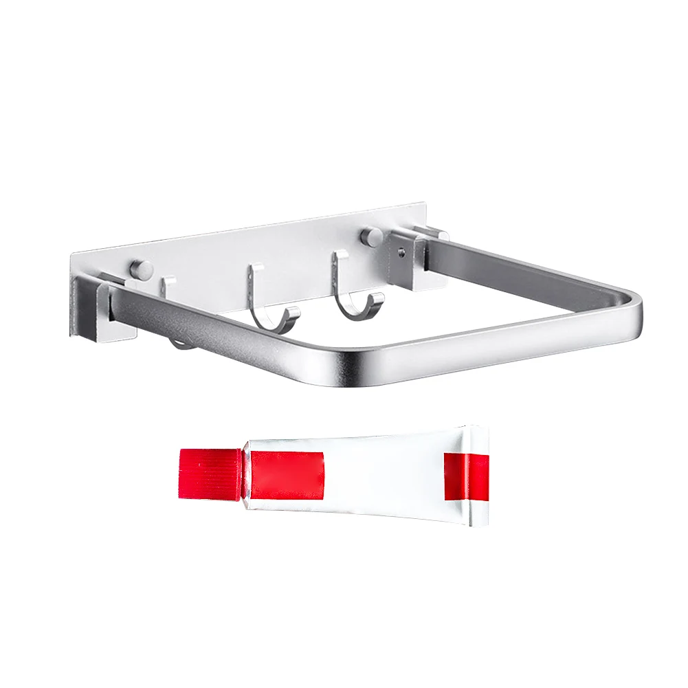 

Подставка для раковины в туалете, сверхпрочная Складная стойка для ванной комнаты, без отверстий, настенная стойка для отеля