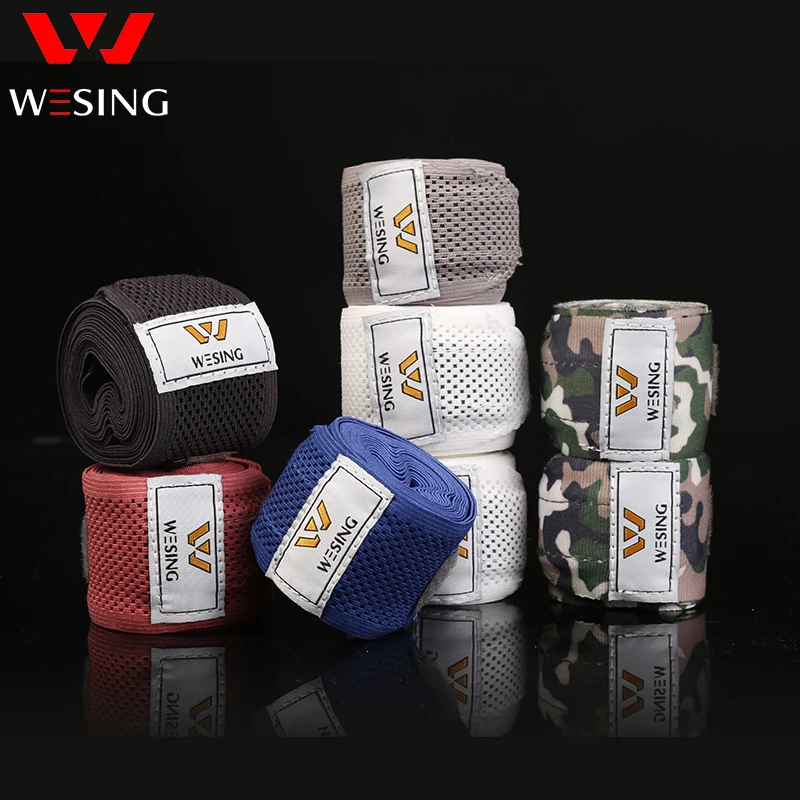 

2pcs/roll Cotton Sports Strap Boxing Bandage Sanda Muay Thai MMA Taekwondo Hand Gloves Wraps Width 5cm Length 3M 5M