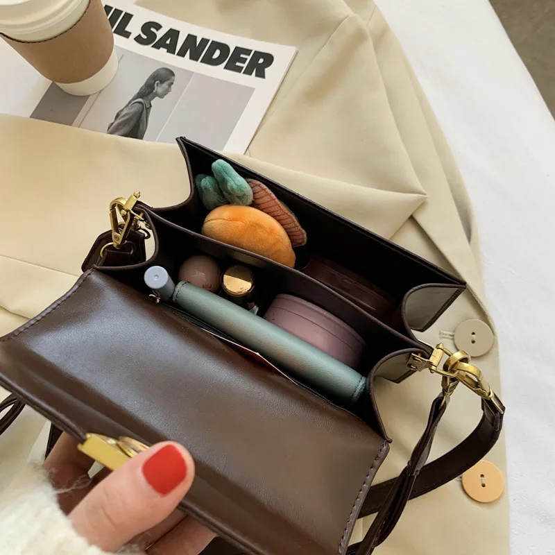 

High Quality Small Square Bag Women Luxury Plaid Shoulder Bag Leather 2020 New Bestselling Fashion Designer Female Messenger Bag