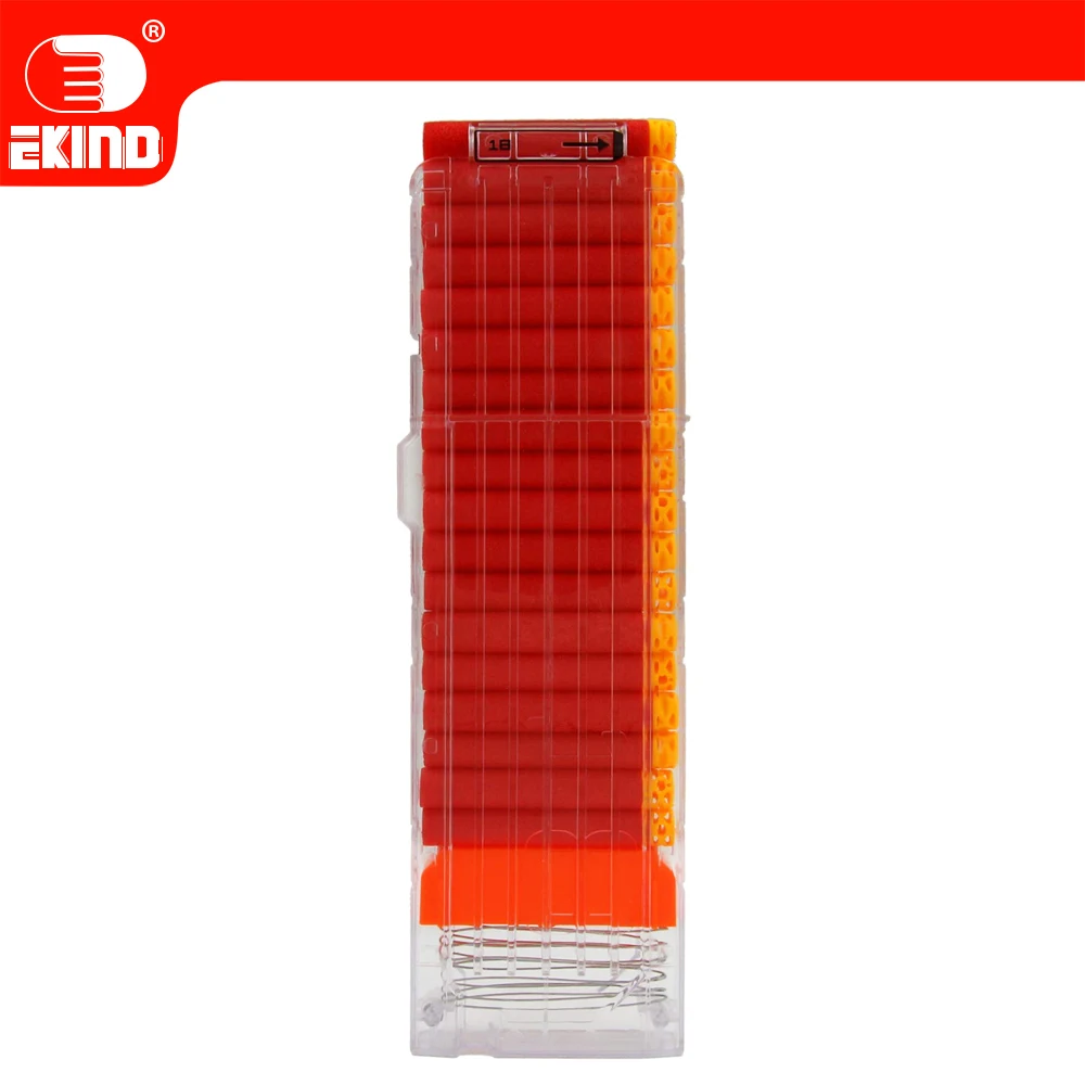 EKIND 18 зажимов для дартс мягкие пули быстрозажимные зажимы Nerf Magazine Toy Gun|Игрушечное