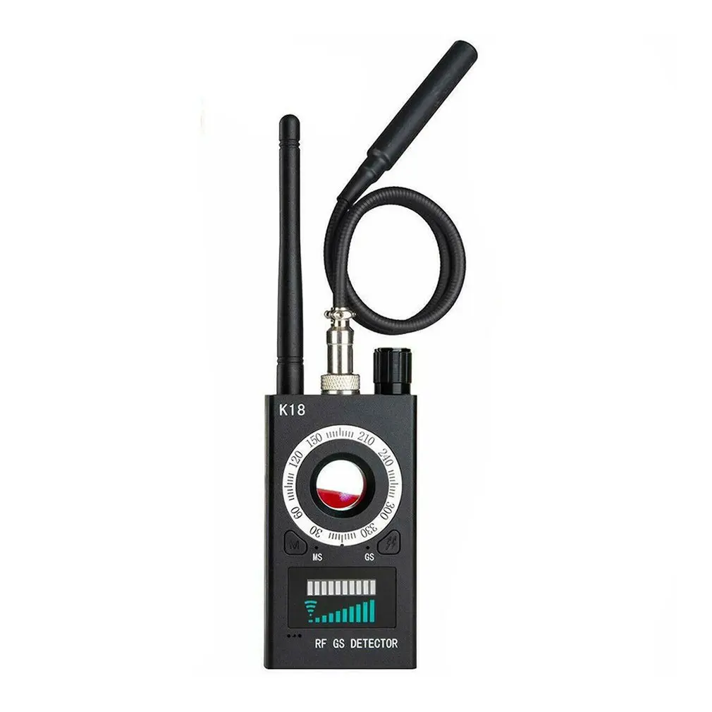 K18 Multifunctional Anti-spy Detector Camera GSM Audio Bug Finder GPS Signal Lens RF Tracker Detect Wireless Products | Безопасность и