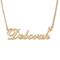 deborah name tag necklace personalized pendant jewelry gifts for mom daughter girl friend birthday christmas party present