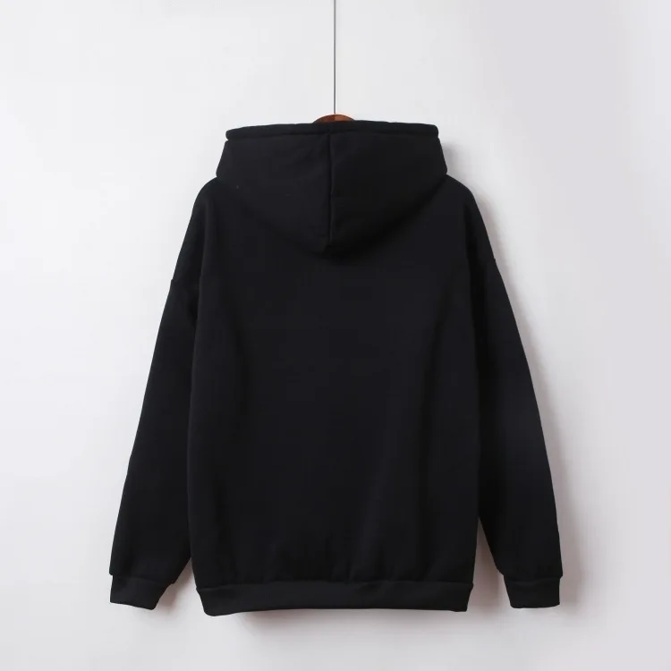 

Solid Hoodies Sweatshirts 2019 Women Casual Kawaii Harajuku New Sweat Punk For Girls Clothing European Tops Korean