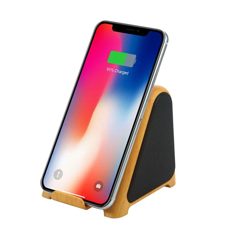 

10 w wireless charging bluetooth double horn subwoofer stereo audio triad wireless charger mobile scaffold