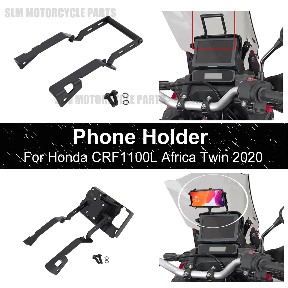 

NEW Motorcycle Accessories Stand Holder Phone GPS Navigaton Plate Bracket For HONDA CRF1100L Africa Twin CRF 1100 L 2020 2021