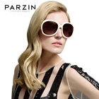 PARZIN, женские поляризационные солнцезащитные очки, ультра-светильник TR90, оправа, солнцезащитные очки, Anti-UV400, модная большая оправа, летние аксессуары 9608
