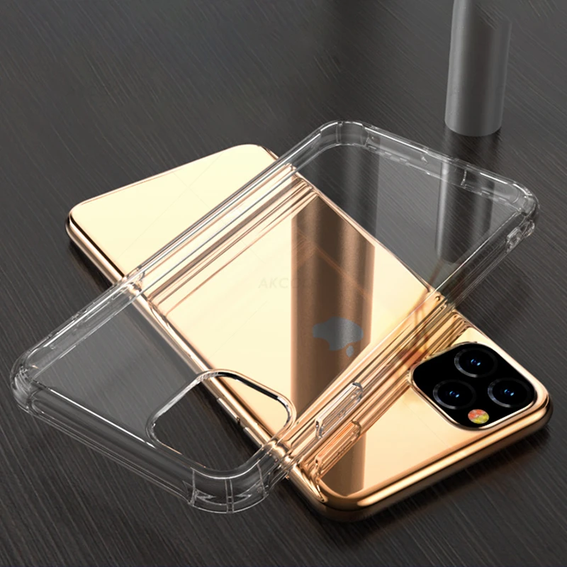 

Akcoo Soft Anti-knock Cases for iPhone 11 Pro Max Back Cover with Sound Switch Hole for iPhone 6 7 8 Plus XR XS 11 Coque Funda