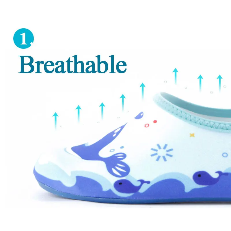 JACKSHIBO Детские быстросохнущие туфли для плавания водонепроницаемая обувь