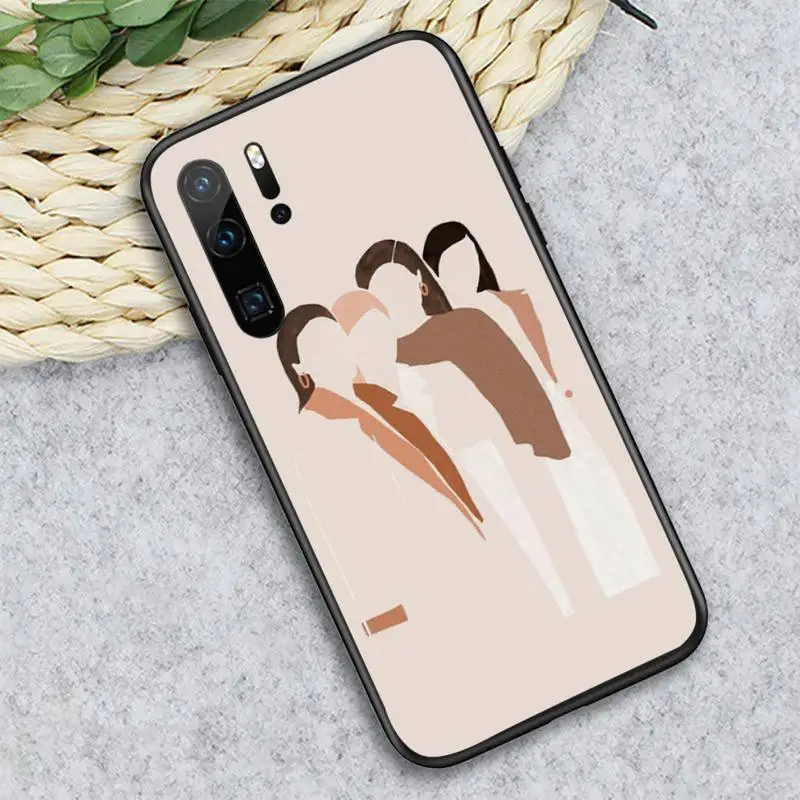 

sexy girl Abstract art Feminist Phone Case For Huawei honor Mate P 10 20 30 40 i 9 8 pro x Lite smart 2019 nova 5t