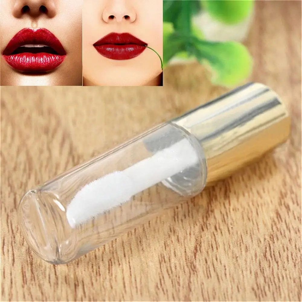 5ml High Quality Empty Leopard Clear Lip Gloss Tube DIY Cosmetic Lip Balm Bottle Container ABS Lid& PS Bottle Free Shipping - Цвет: 1.2ML      Gold