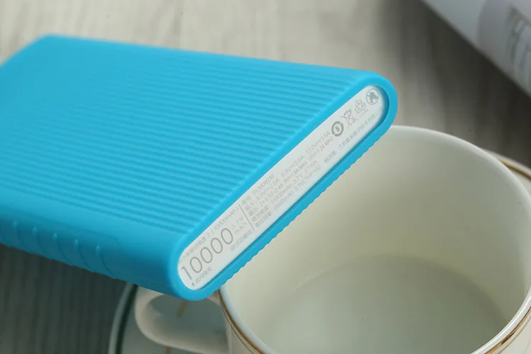Внешний Противоскользящий силиконовый чехол для Xiaomi power Bank 2 10000 mAh 20000 mAh 2C power Bank чехол резиновый защитный чехол
