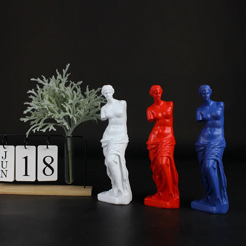 

Скандинавский гипс Ins Venus, скульптурные украшения, искусственная смола, аксессуары для украшения дома, гостиной, настольные поделки