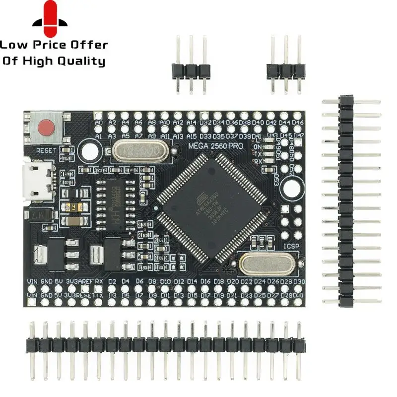 10 шт. SAMIORE ROBOT MEGA2560 MEGA 2560 R3 (ATmega2560-16AU CH340G) AVR USB-плата с/без USB-кабеля - купить по