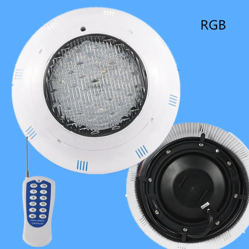 45W Outdoor Garden Led Lamp Pool Ip68 Submersible Led Lights RGB Fountain Lighting AC12V Led Waterproof UnderWater Light Wall