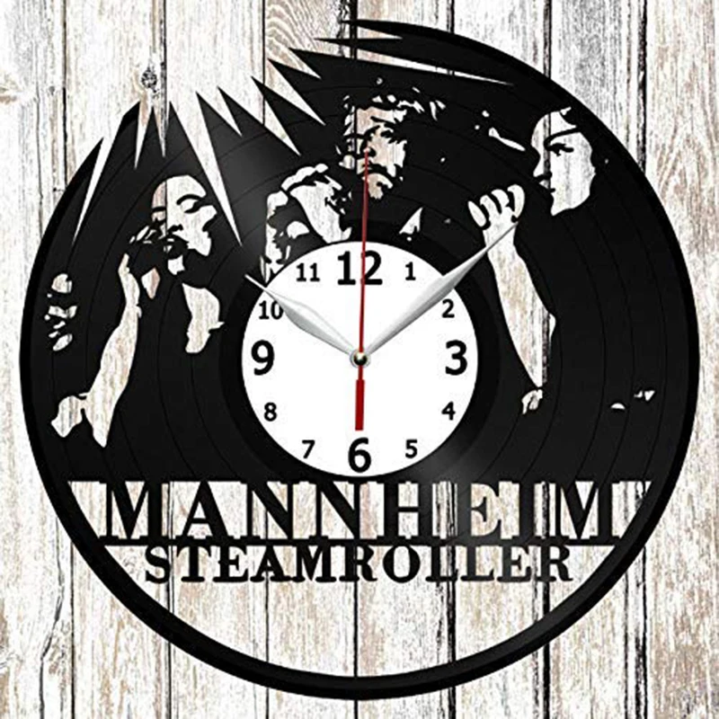 Mannheim Steamroller Vinyl Record Wall Clock Home Art Decor Unique Design Handmade Original Gift Vinyl Clock Black Exclusive Clo