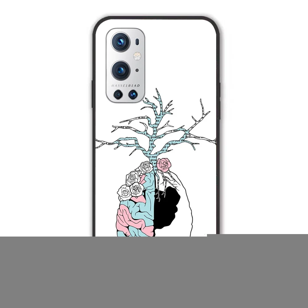 

For OnePlus Garden - Halsey Soft TPU Border OnePlus 7 7T 7Pro 8 8T 8Pro 9 9Pro Case