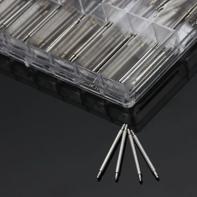 

360 x Pump Axis Stainless Steel Bar Stem repair for Watchband 6-2m