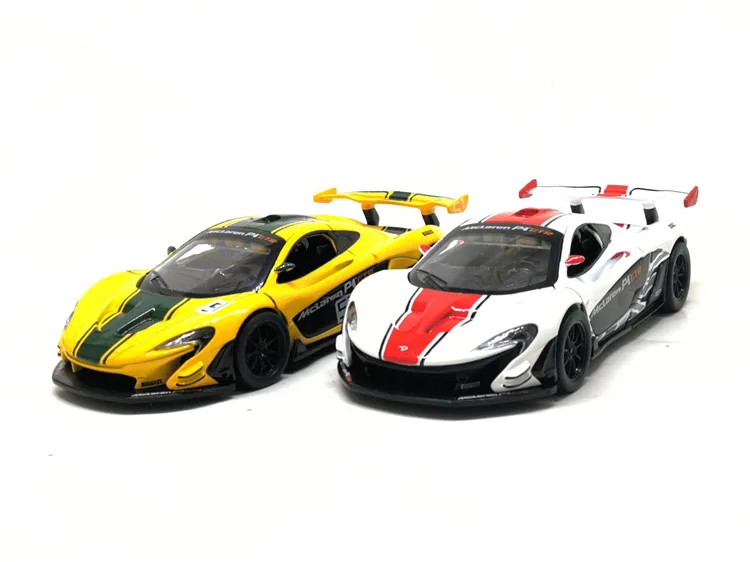 Модель спортивного автомобиля McLaren 600LT P1 из литого под давлением 1/32 Игрушечная