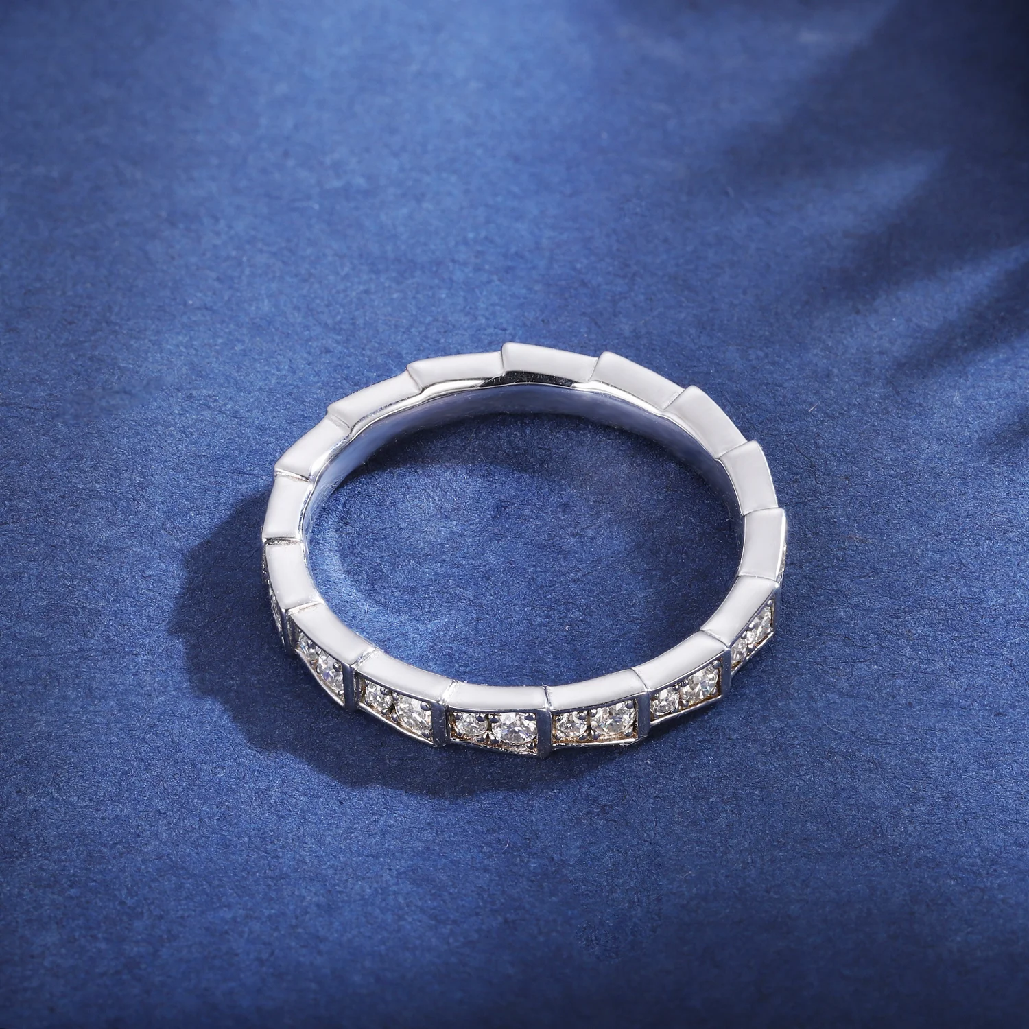 Zhanhao Прямая продажа от производителя кольцо из муассанита с бриллиантом S925 для