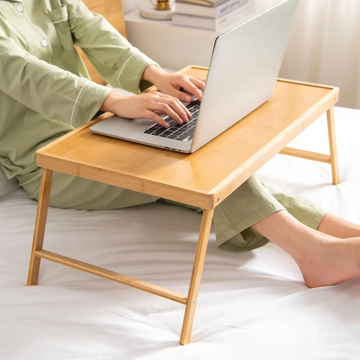 складная бамбуковая подста