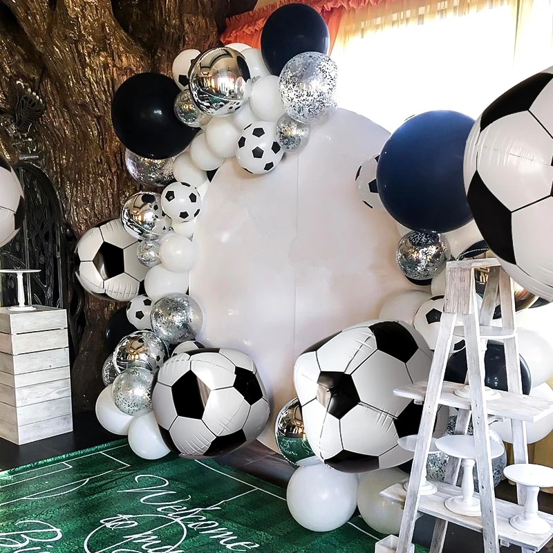 Soccer Party Boys Birthday Party Decoration Adult Balloon Arch Sports Boy Theme Football Party Favor Soccer Ball image 3