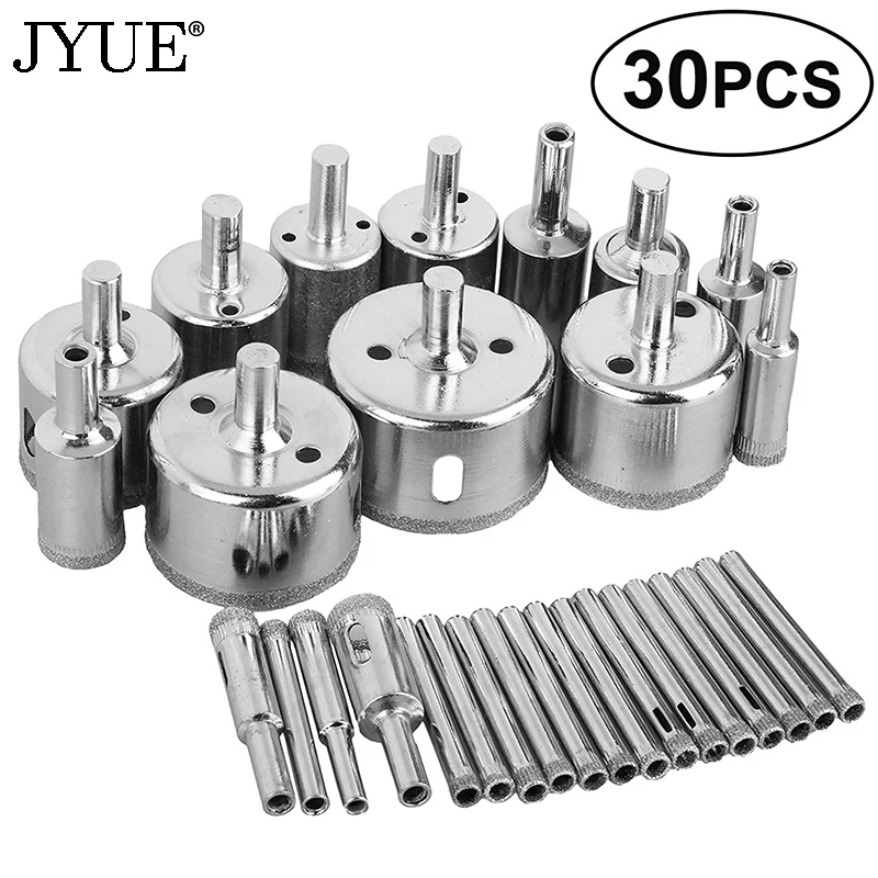 

Professional diamond drill bit used for glass, ceramic tile, metal and other drilling tools Core Drill Bit Set 6-50mm