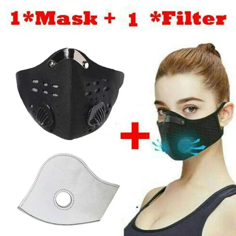 2020 твердый унисекс лицевой щит 5 слойный фильтр Защитная маска остроумный