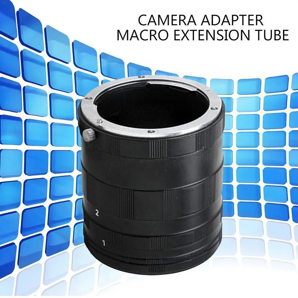 Комплект удлинителей для макросъемки камеры Nikon черное кольцо адаптер крупного