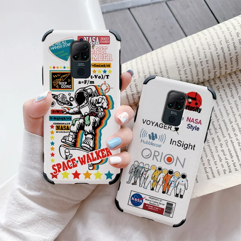 

Thin Soft Astronaut Cartoon Phone Case For Redmi 10X4G 10X5G 10XPro 9 9a Redmi Note 8 8Pro 7 7Pro Redmi K30 K20 Silicone Cover