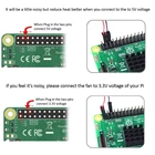 2 шт., Бесщеточный Охлаждающий вентилятор для Raspberry Pi 3 B +32B +NESPi