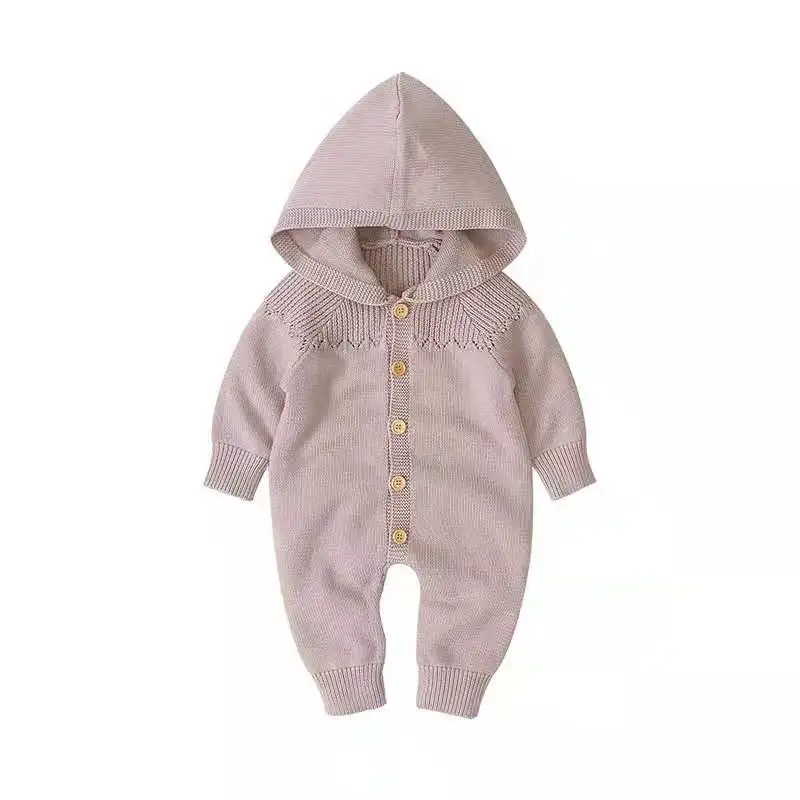 

Knit Baby Rompers Clothes Infant Boys Girls Jumpsuits Outfits Spring One Pieces Newborn Baby Overall Long Sleeve Playsuits