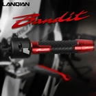 Алюминиевые Заглушки для Руля Мотоцикла, 78, 22 мм, для Suzuki GSF 250, 600, 650, 1200, 1250, аксессуары Bandit