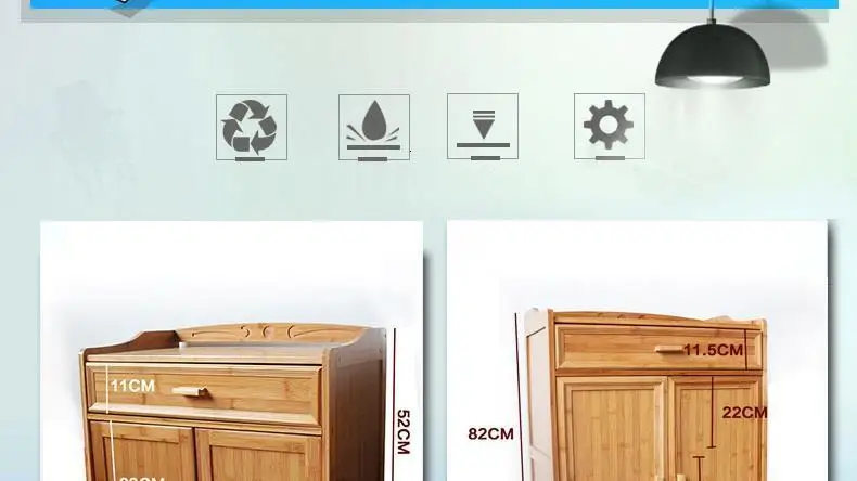 Carito Cocina Cubertero Para Cajones Vidaxl Reclaimed Meja винтажный шкаф кухонная мебель Meuble буфет шкаф-буфет