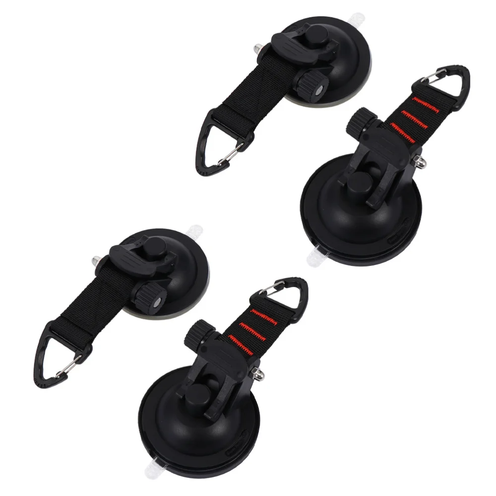 

4pcs Unique Suction Cup Anchors Securing Hook Tie Practical Down Suction Cup