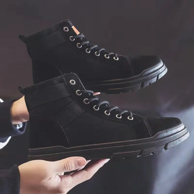 

High-Quality Breathable Men High Top Sneakers Colorful Casual Sneakers Men Comfortable Printed High Shoes Zapatillas De Deporte